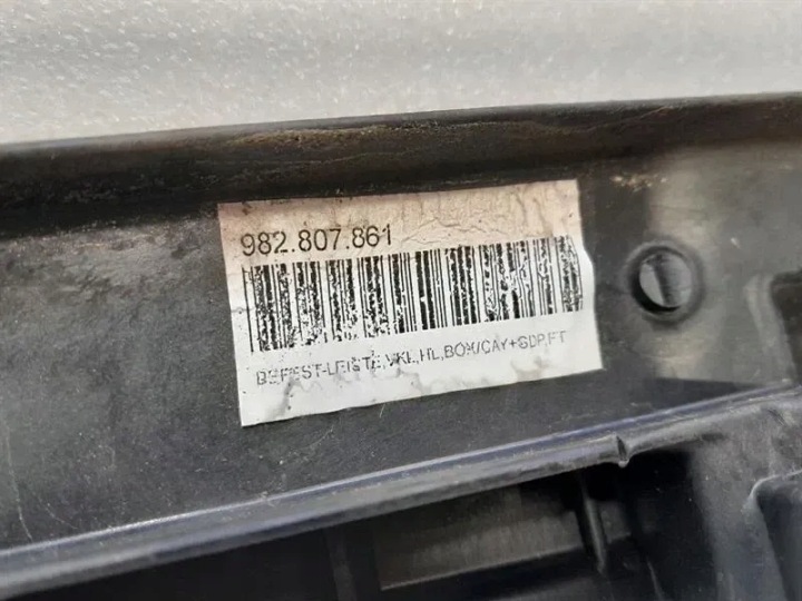 фото №7, Кронштейн тримача porsche cayman 718 982807861 стрічка тримача бампер