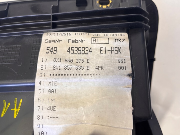 фото №5, Audi a1 бардачок пассажира 8x0