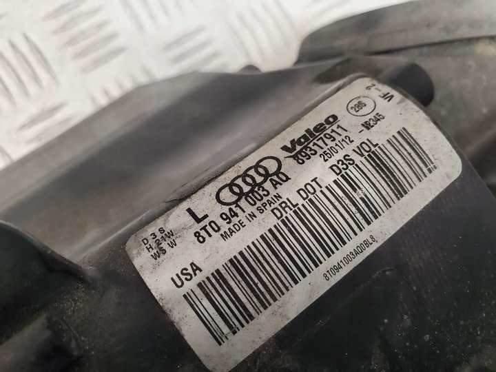 фото №8, Audi s5 8t0941003aq перед сторона ліва лампи передні usa