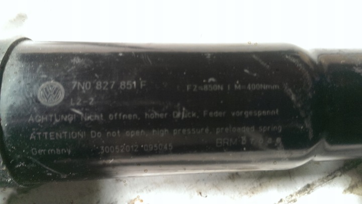 фото №12, Vw sharan амортизатор 7n0827851f 7n0827851e 2012
