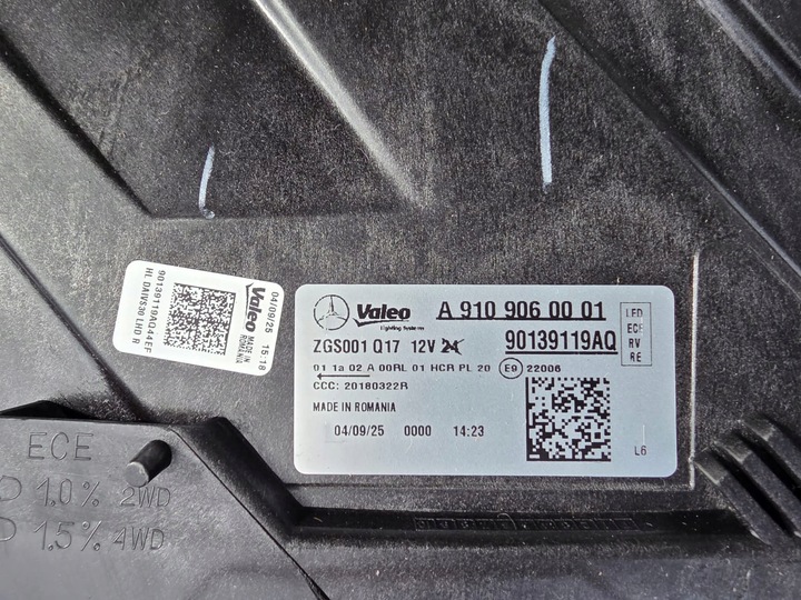 фото №15, Mercedes sprinter 907 w907 910 комплектні лампи перед повний led performance