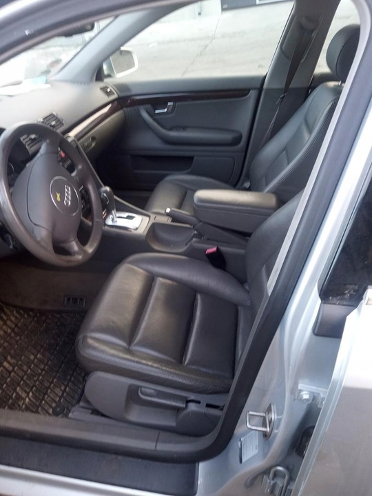 фото №7, Audi a4 b6 sedan салон сидіння перед зад шкіра колір оливковий