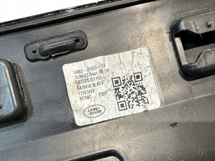 фото №10, Land range rover defender накладка молдинг панель дверь lh l8b2-21065-cf