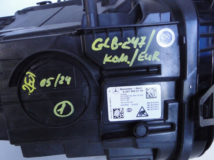 фото №14, Mercedes glb x247 247 лампа ліва фара лівий multibeam led