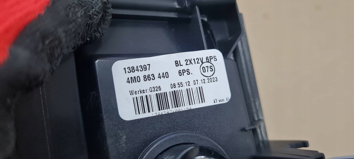 фото №11, Sq8 4m rsq8 q8 гніздо прикурювача тунелю зад 4m0863440 sq7 4m q7