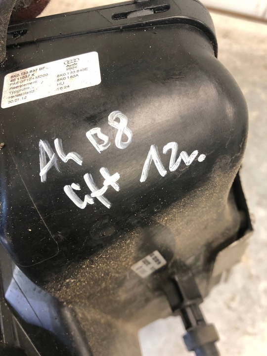 фото №8, Корпус фільтра повітря audi a4 b8 рестайлінг 8k0133837bf 8k0133835bm