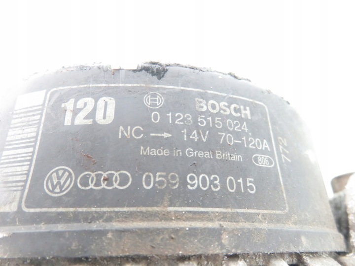 фото №4, Генератор audi a6 c5 2.5 tdi 0123515024 059903015