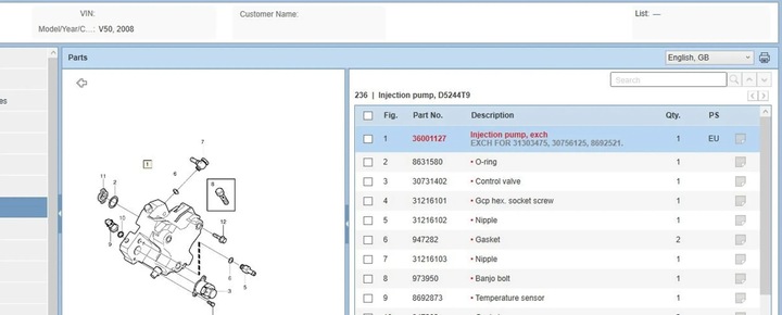 фото №7, Volvo v70 2006 насоса топлива