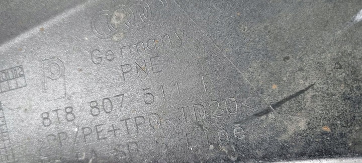 фото №14, Audi s5 sportback 8t8 2011- бампер задний зад 8t8807511f