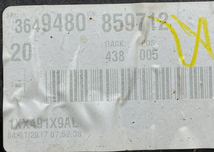 фото №9, Dodge durango iii 2017 тунель підлокітник повітроводи 1xx491x9al