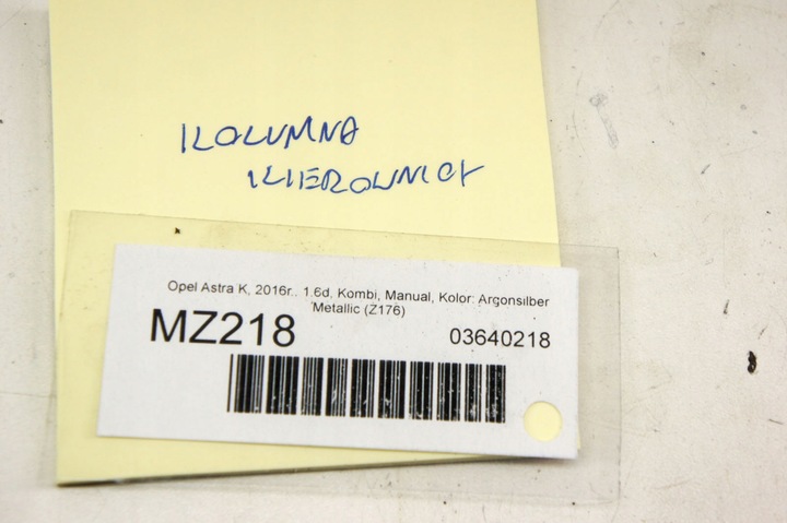 фото №7, Mz218 opel astra k v 1.6d колонка кермовий