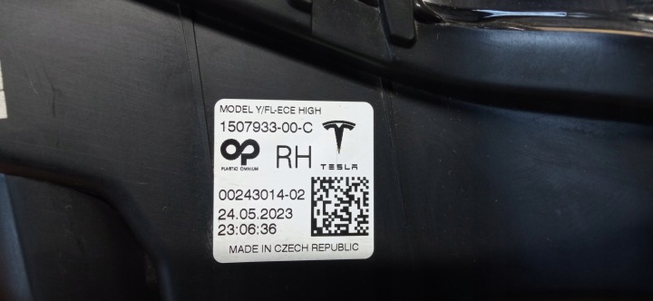 фото №14, Tesla модель 3 y рестайлінг 20- галоген drl праве фара права 1507933-00-c