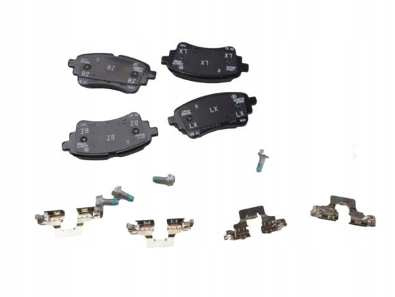 фото №1, Тормозные колодки тормозные зад оригинальный номер 80a698451p