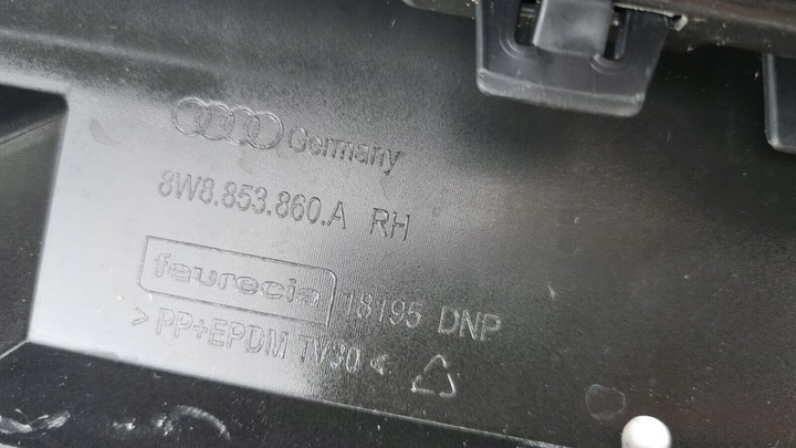 фото №16, Audi a5 s5 s line 8w8 sportback 2016- планка пороговая правая 8w8853860a