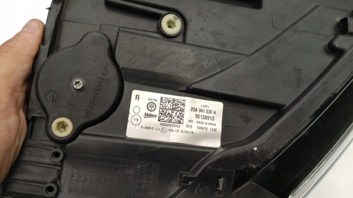 фото №10, Vw t roc 2ga 17- лампа правая полный led корпус le-a08