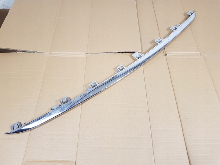 фото №1, Спойлер бампера перед планка накладка хром mercedes cls w257 c257 2018-2023