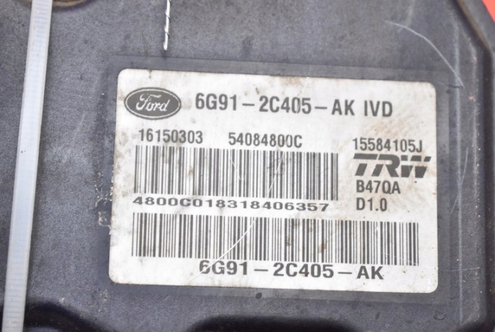 фото №12, Блок керування abs 6g91-2c405-ak ford s-max mk1 1 i 2.0 tdci 140 km 06-10