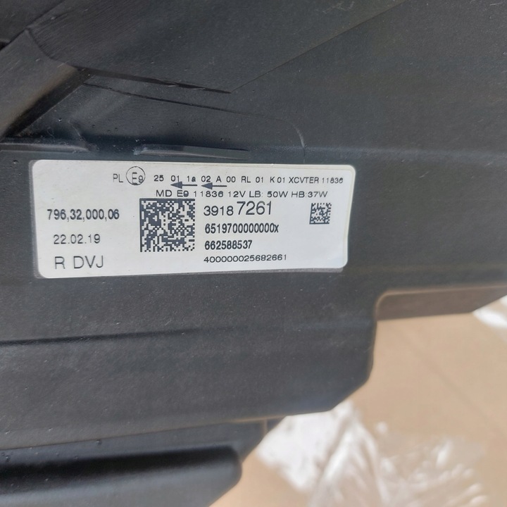 фото №10, Лампа перед права opel astra k v 39187261 повний led