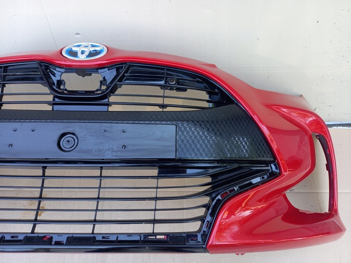фото №6, Toyota yaris iv 4 бампер переднее решётка решётка or
