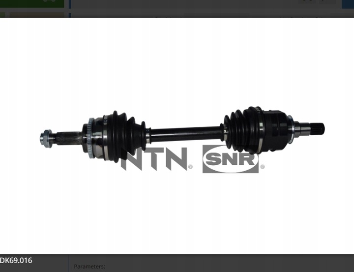 фото №4, Полуось приводная перед toyota avensis 1.8 03.03-10.08 snr