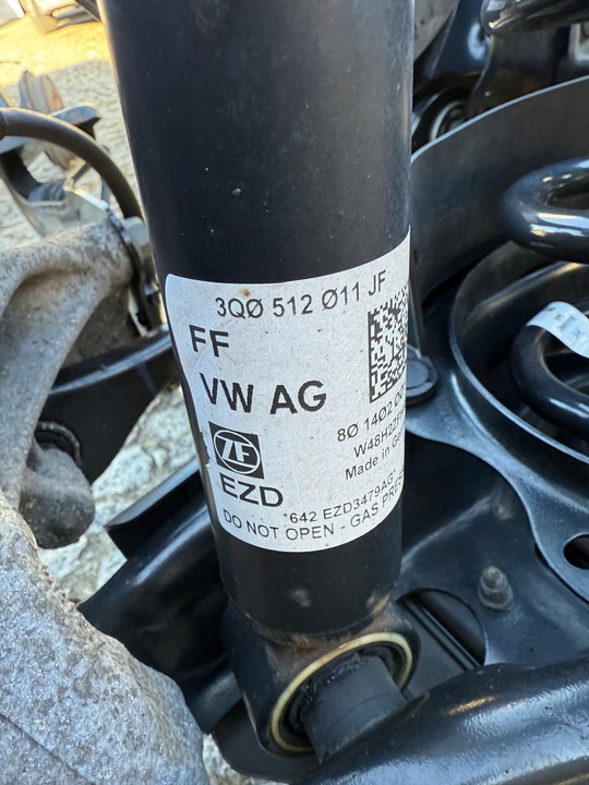 фото №12, Підвішування підрамник балка важіль зад задні vw passat b8 рестайлінг універсал 22r. 3q