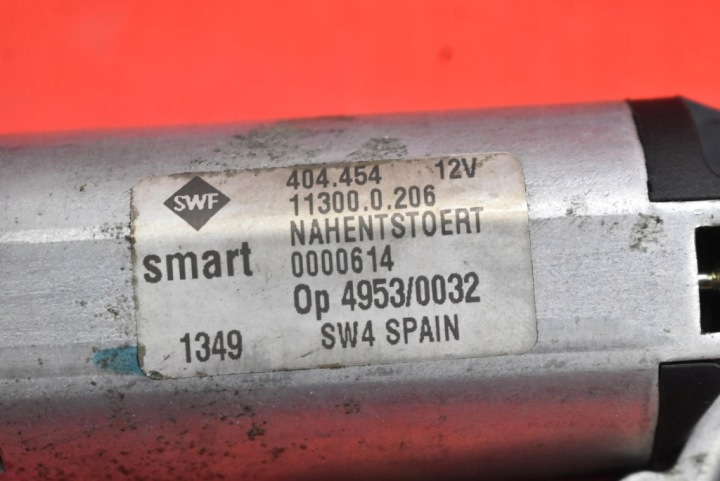 фото №8, Двигунчик двірники зад 113000206 404454 smart fortwo 98-02
