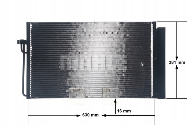 фото №12, Mahle оригинал ac 345 000s конденсатор, кондиционер