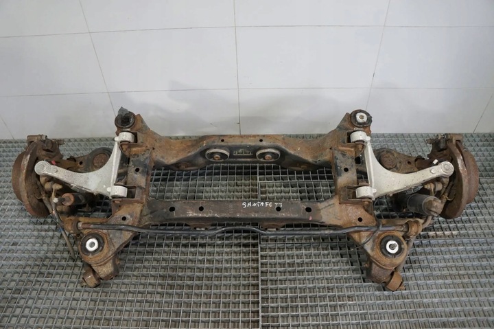 фото №1, Балка ось зад задняя подвешивание подрамник колыбель kpl hyundai santa fe ii 4x4