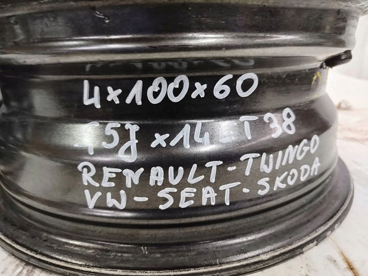 фото №13, Диски алюмінієві renault vw seat 14