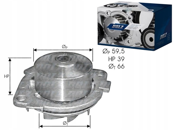 фото №1, Насос води fiat dolz
