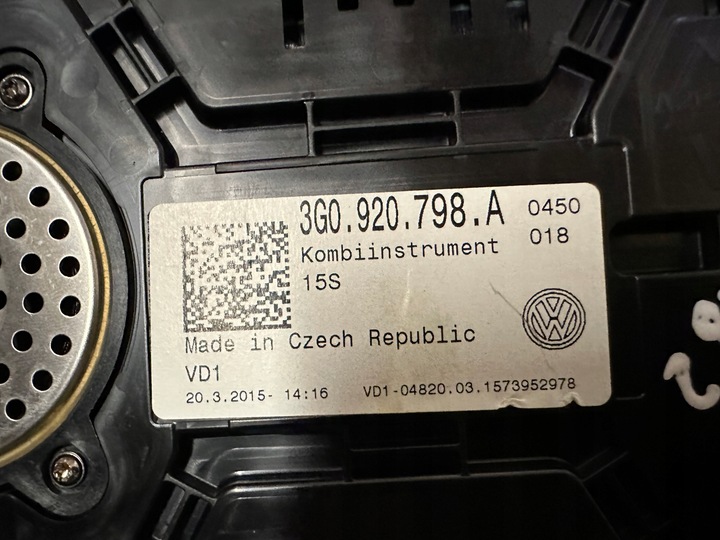 фото №6, Vw passat b8 спидометр приборы led рамка 3g0920798a