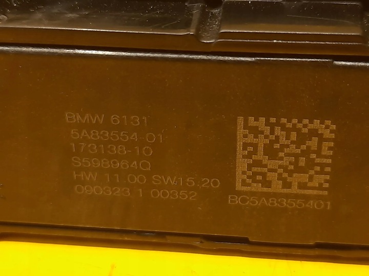 фото №12, Bmw 7 g70 панель кондиционера стеклянный 5a83554