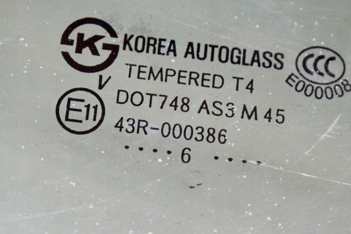 фото №6, Kia carnival sedona vq задняя левая стекло боковая as3 43r-000386 2006