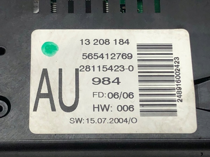 фото №4, Дисплей opel vectra c 13208184 02-09