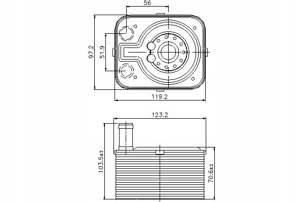 фото №15, Nissens радиаторов масла vw 90655