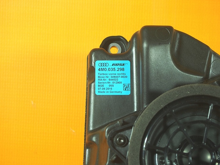 фото №8, Audi q7 4m динамик дверь перед правый bose 4m0035298