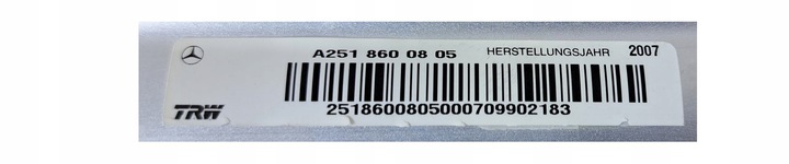 фото №4, Ml w164 w251 подушка подушка безпеки водія + пасажира + датчик a1644600098