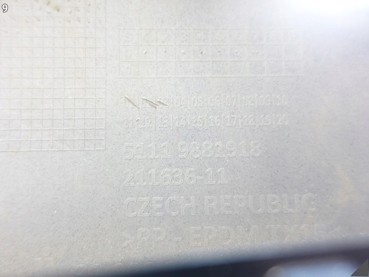 фото №10, Bmw x1 u11 м-пакет 22- нижня решітка решітка w бампер перед pod pdc