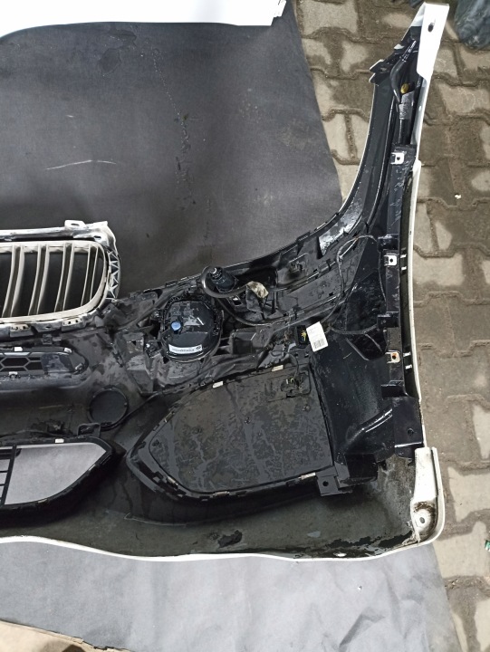 фото №10, Бампер перед bmw x5 f15 m набір 6xpdc a300 альпійський білий комплектний