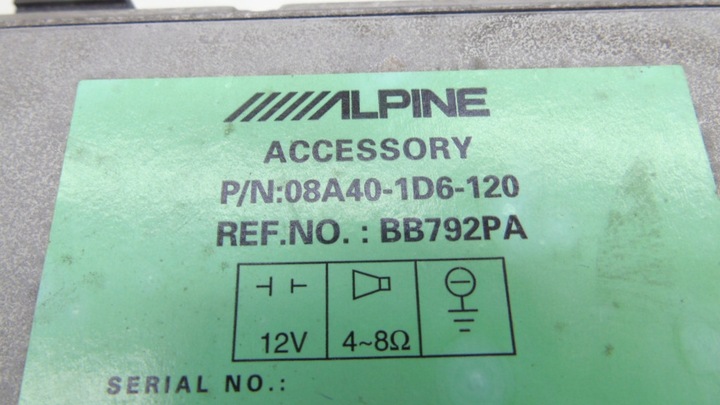 фото №7, Радио навигация honda stream cr-v ii 08a40-1d6-120