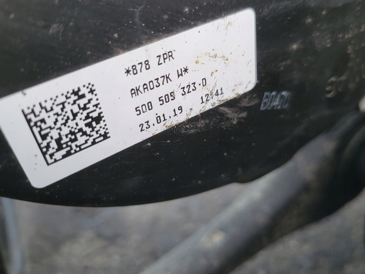 фото №10, Підвішування задні комплектні поворотна опора балка важелі vw golf vii 7 5g0 оригінальний номер