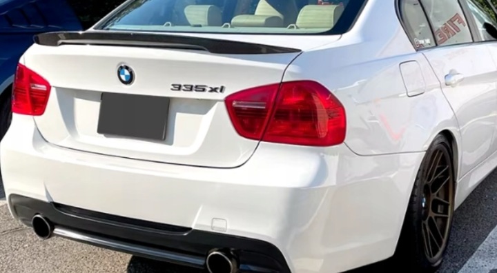 фото №12, Bmw e90 2005-2012 спойлер mp зад крышки багажника спойлер спойлер чёрный