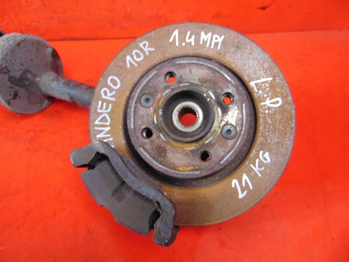 фото №2, Dacia sandero i 1.4 mpi поворотный кулак амортизатор левая