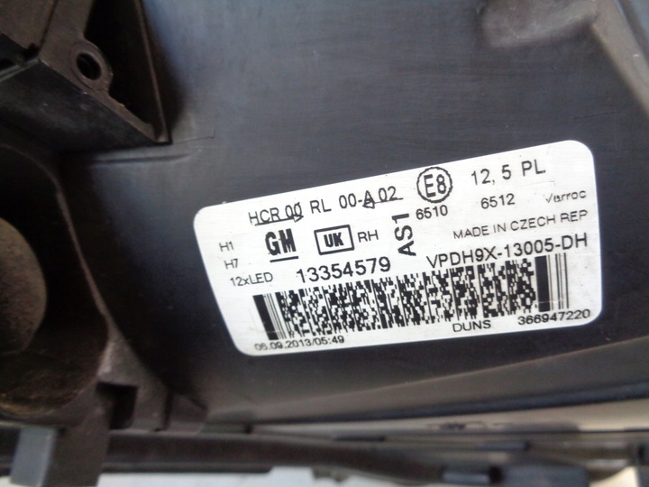 фото №9, Opel adam лампа праві перед ang 13354579