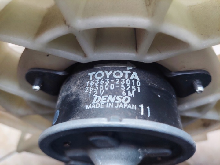 фото №8, Вентилятор - toyota yaris ii - рестайлінг - 09-11