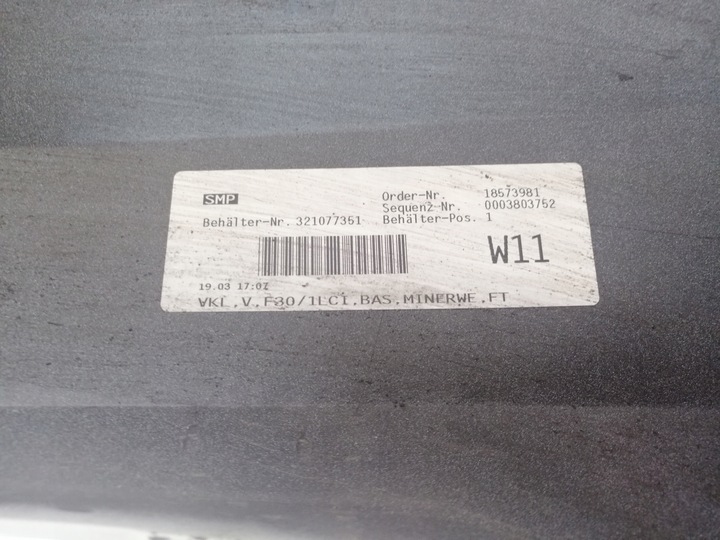 фото №12, Bmw f30 рестайлинг бампера перед