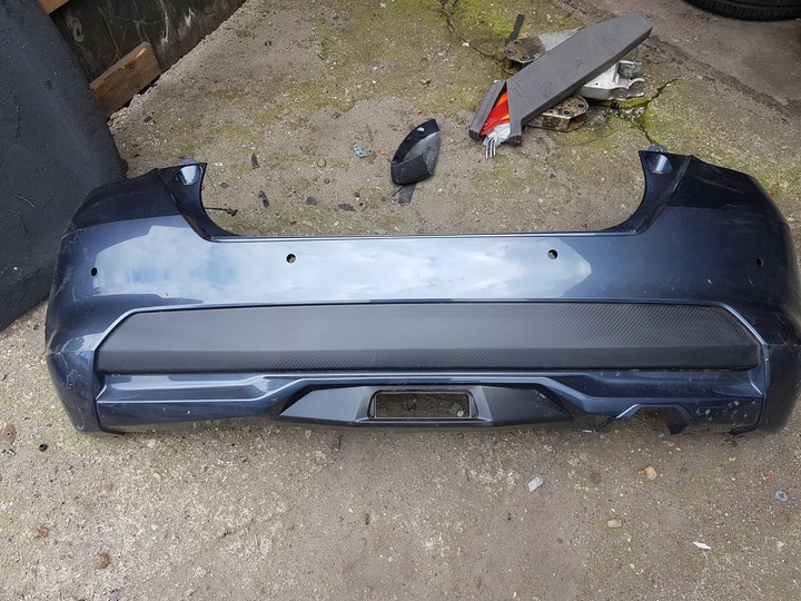 фото №6, Nissan micra k14 бампер зад карбон pdc