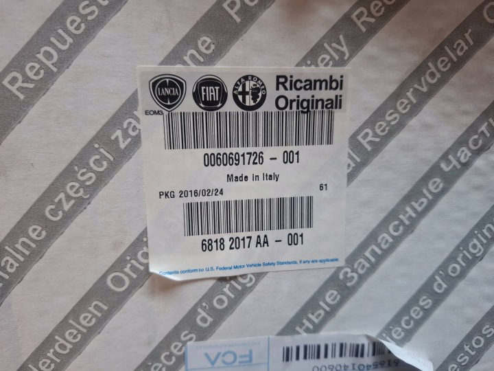 фото №8, Жгут электрический кузова зад 60691726 / 68182017aa fiat alfa romeo 06-