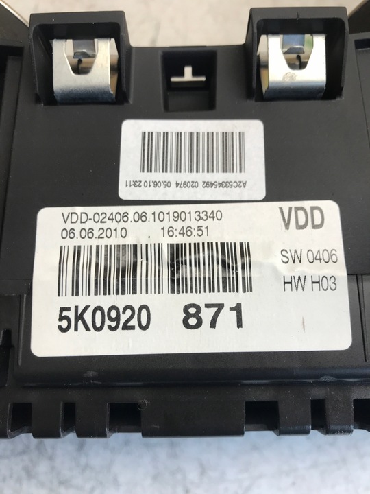 фото №5, Спидометр приборы vw golf vi 5k0920871 европа