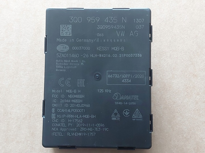 фото №1, Audi tt модуль 3q0959435n блок управления